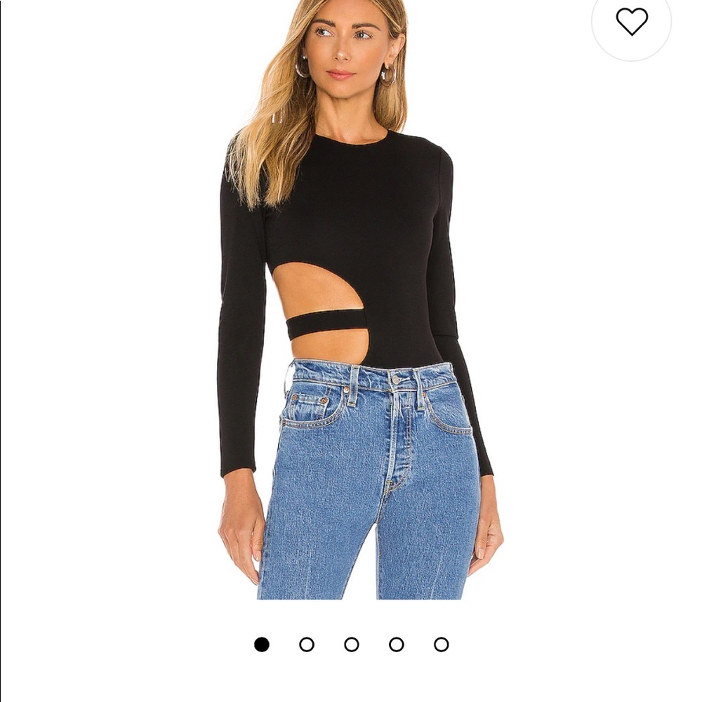 NEW W TAGS NBD BLACK CUTOUT BODYSUIT